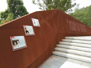 进贤耐候钢挡土墙